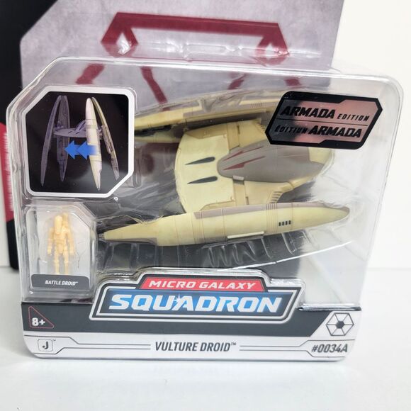 Star Wars Micro Galaxy Squadron VULTURE DROID ARMADA EDITION #0034A - NIB - Picture 3 of 6